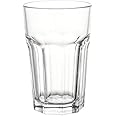 IKEA 6-er Set Gläser Pokal stapelbares Glas - 350ml - 14 cm hoch - spülmaschinenfest, IK-124, Transparent
