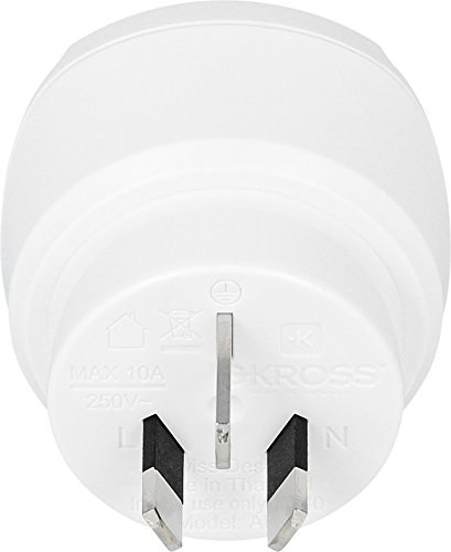 SKROSS Country Adapter Europe to Australia: Reiseadapter für Reisen aus Europa in Länder, die den australischen Standard verwenden - 4