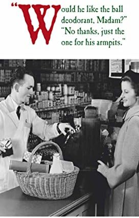 Humorous Deodrant Christmas Card
