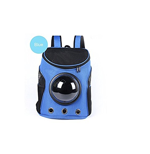 Preisvergleich Produktbild MLSH Haustier-Rucksack-Katzen-Rucksack-Hund Rucksack-Kapsel-transparente Glaskuppel-Abdeckungs-tragbarer Rucksack ( Color : Brown )