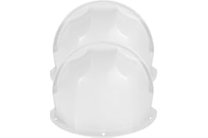 Ciieeo Sun Rain Shade Camera Cover Shield 2pcs Outdoor Camera Cover Security Camera Cover Outdoor CCTV Security Camera Protector for Dome Cameras Weatherproof