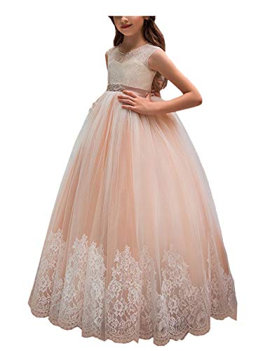 Automan - Vestido - Globo - para niña champán 34 W/32 L