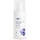 Plum 1% Encapsulated Salicylic Acid Foaming Face Wash | Fights Active Acne, controls oil & deep cleanses pores | with Glycoli
