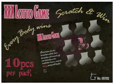 XXX Scratch and Win Lotto Game - Where Everyones a Winner! Novelty Gift, present