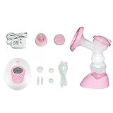 HelloBaby HB86 Elektrische Milchpumpe Niedrige Geräusch, LCD Display, mit Zubehör, 9 Modi - 7