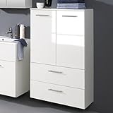 Amazon.de: Hochschrank 70 Sanita Hochglanz weiß/weiß
