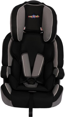 Cozy'n'Safe Car Seat (Grey/ Black, Group 1 - 2 - 3)