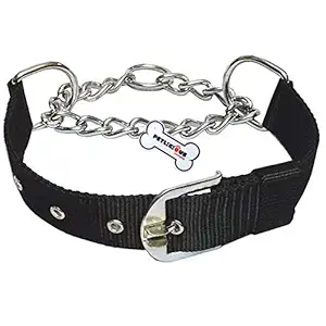 Petlicious & More Tough Nylon Made Choke Collar (Thick - 0.75 Inch, Neck Size 18