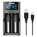 Produktbild iEGrow LCD Akku Ladegerät Ladestation für 18650, 26650, 18500, 18350, 17670, 17500, 16340, 14500, 10440 3.7V Li-Ionen-Akku Batterien (2 LCD)