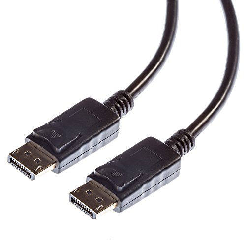 Poppstar Ultra HD (4k) 20-pin Displayport 1.2v (DP) auf Displayport 1.2v (DP) Verbindungskabel inkl. Audioübertragung / HDCP 1.3 dreifach geschirmt / Auflösung bis zu 3840 x 2160 / Übertragungsgeschwi
