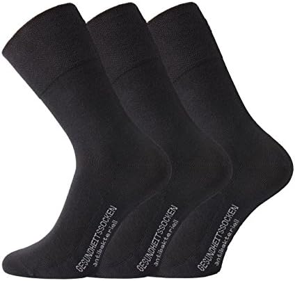 Tip TEXX24 6 Pairs Antibacterial Wellness Deodorant Socks Against Foot Odour black Size:Gr.47-49
