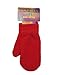 Baby Toddler Magic Mittens Assorted Colours Soft Stretchy red