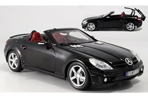 Mercedes SLK 55 AMG (R 171), black, model car, finished model, Motormax 1:18
