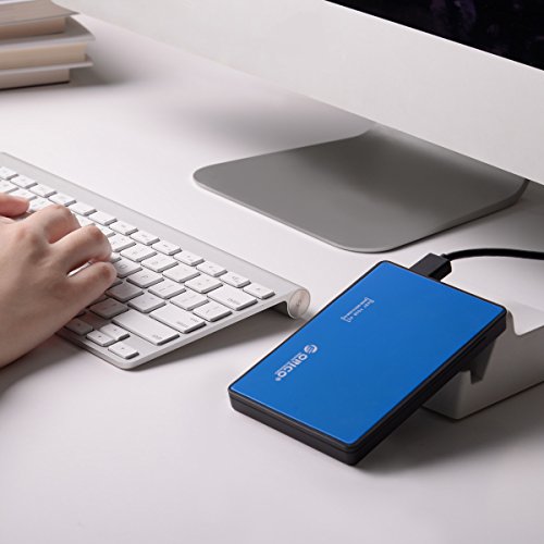ORICO – 2.5 zoll USB 3.0 festplatten Gehäuse für 9.5mm & 7mm 2.5 zoll SATA SSD HDD mit USB3.0 Kabel Werkzeuglose HDD Installation-Blau - 6