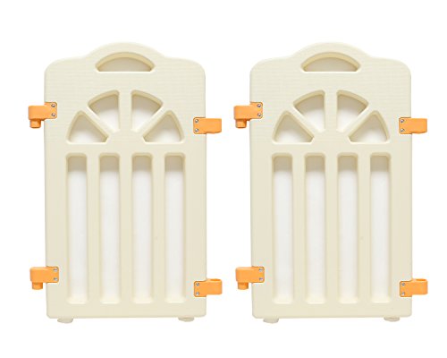 Preisvergleich Produktbild Surreal - Schloss Säugling und Baby Kunststoff Laufstall - 2 Paneele