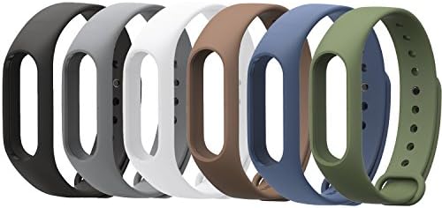 Yincol Smart Mi band 2 Replacement Bracelet Wrist Strap + Screen Protective Film Sets for Xiaomi Mi Band 2 Smartband Fitness Activity Tracker (Pack-A1)
