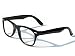 Produktbild Tedd Haze Wayfarer Brille schwarz klar Glas incl. Brillen Beutel
