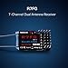 Produktbild Empfänger Kanalempfänger, CHshe Radiolink 2.4 Ghz 7Ch Empfänger R7Fg 7 Kanal Doppel Antennen Empfänger Für Rc Rc6Gs/Rc4Gs/Rc4G/Rc3S/T8Fb 30X18.5X11.5 Mm
