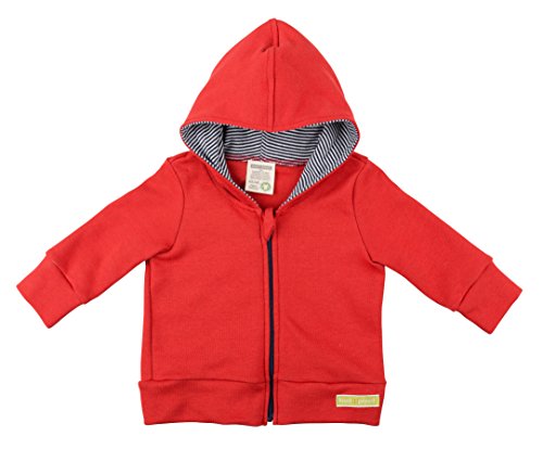 Loud+Proud Baby Girls' Long Sleeve Jacket -  Red - Rot (Tomato) - 18-24 months