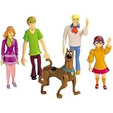 scooby doo mystery solving crew figures & van mini playset