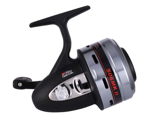 Abu Garcia 506 MKII Cardinal - Carrete de Pesca, Color Negro y Plateado