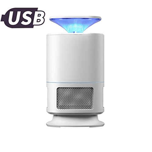 Preisvergleich Produktbild Covermason Fliegenfalle Elektrisch Fliegenwanze Zapper Moskito Insektenvernichter LED-Licht Fliegenfalle Lampe Schädlingsbekämpfung (Weiß)