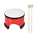 Produktbild Youtaimei Zufriedenstellendes Produkt Kids Drum Floor Drum Gathering Karnevals-Schlaginstrument mit 2 Schlägeln für Kinder Kinder