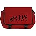 Produktbild Evolution of a Pole Dancer Messenger Bag – rot