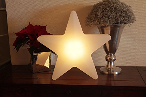 Preisvergleich Produktbild Arnusa Oasis Lights LED Stern mit Fernbedienung und Akku! Farbwechsel Stehlampe Weihnachtsbeleuchtung (Stern 40 cm)