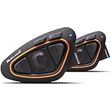 Midland BTX1 Pro S Twin C1411.05, Interfono Moto Bluetooth Doppio, Auricolari Casco Impermeabili IPX6, Cancellazione del Rumo