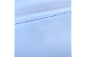 KAYES TEXTILES Ripstop Water Repellent Polyester Fabric 60" Wide 150cm (Per Metre) (White)