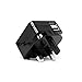 Produktbild Veho 5 V 2.1 faltbarer Dual USB UK Stecker (nicht für deutsche Steckdosen geeignet) – schwarz