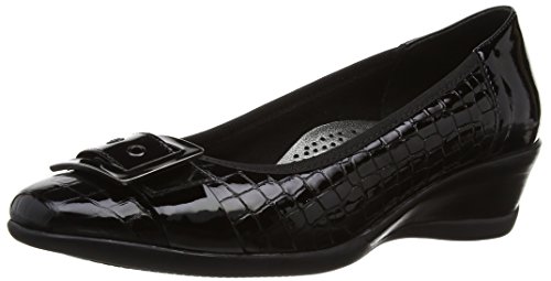Padders Womens Juliet Court Shoes 260/60 Black 5.5 UK, 39 EU