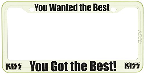 Preisvergleich Produktbild KISS You Wanted the Best Licence Plate Frame