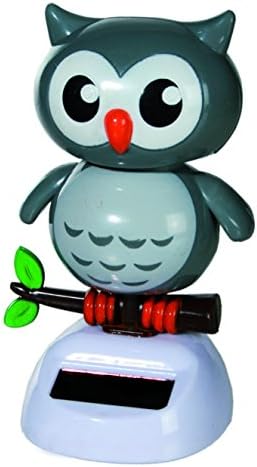 Boy Child Boys Children Solar Powered Dancing Grey Owl - Fantastic Christmas Xmas Top Up, Stocking Filler Gift Games &amp; Toys Age 3+ - One Supplied