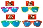 1 Pair of Giant Assorted Colour Plastic Sunglasses Fancy Dress