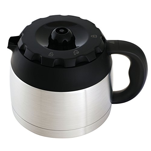 Moulinex FT3628 Thermo-digitaler Timer Kaffeemaschine Subito, 4 Programme, Isolierkanne, 0,9 L, edelstahl / matt schwarz - 6