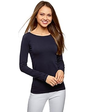 oodji Collection Damen Tagless Langarmshirt (5er-Pack)