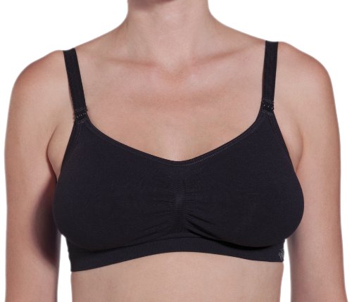 Cantaloop Nursing Bra (Black, Large)