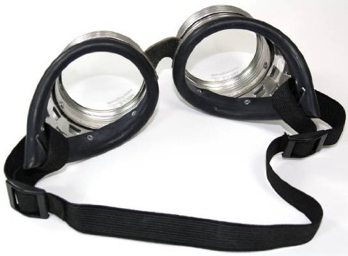 Schraubringbrille mit klaren Gläsern - 2