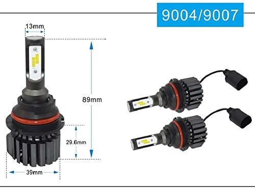 QJONKE 9004/9007 LED Headlight 72W 8000lm 50000 hours 2 piece for set , 9007