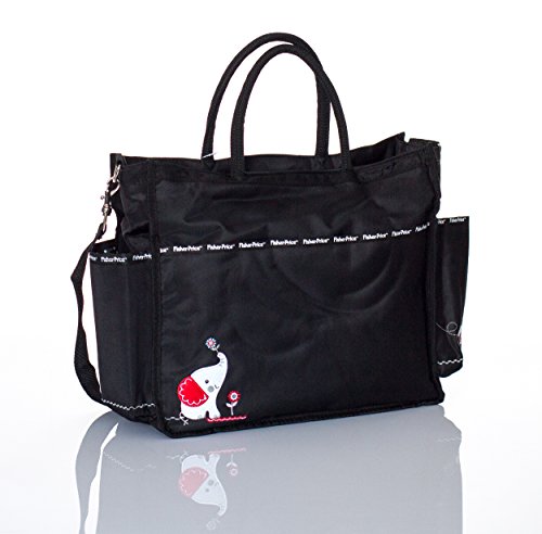 Preisvergleich Produktbild Wickeltasche mit Wickelunterlage und Windeltasche Fisher Price (Elefant)