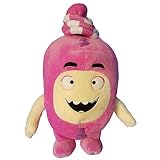 Oddbods Large 30cm Plush Soft Cuddly Toy Newt Bubbles Pogo Zee Jeff Fuse Slick (Pink)