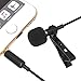 Sabrent épinglette/Microphone cravate omnidirectionnel Microphone à condensateur à clipser pour iPhone et Smartphones Android ou tout autre appareil mobile (AU-SMCR)