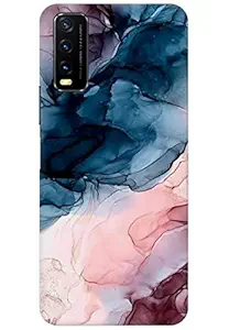 COBERTA Back Cover For Vivo Y20 ( Poly Carbonate|Multi-coloured )