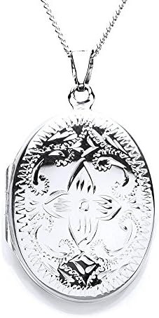 MiChic Silver Oval Shaped Locket