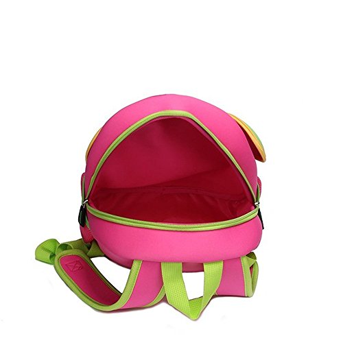 Nohoo Nursery Kids Girls Backpacks for school Toddler- Cute Butterfly Bag Red(13*10.3*4.8 inch) - Best Gift For 3-8 years old