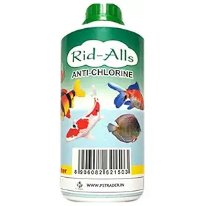 PS TRADER 1000 ml Anti-Chlorine Rid-Alls for Aquarium Use Only