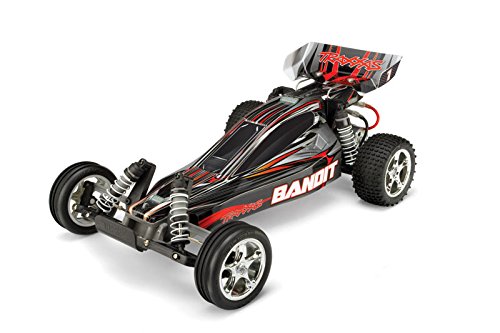 Traxxas Scale 1:10 Bandit 2WD Ready to Run Off-Road Buggy (Silver)