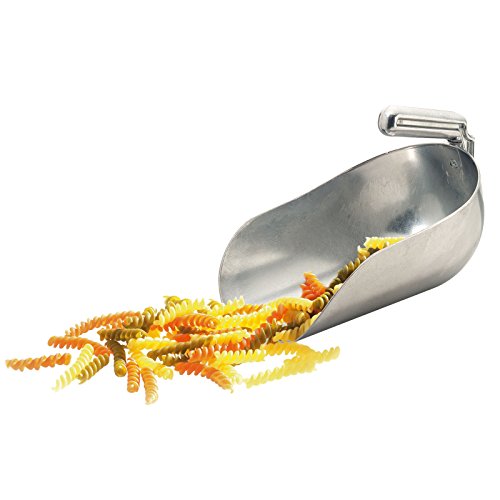 Westmark Abwiege-/Abfüll-/Futter-/Sackschaufel mit Innenstiel, Füllvolumen: 2600 ml (ca. 2000 g Mehl), Aluminium, Magazin, Silber, 90312291